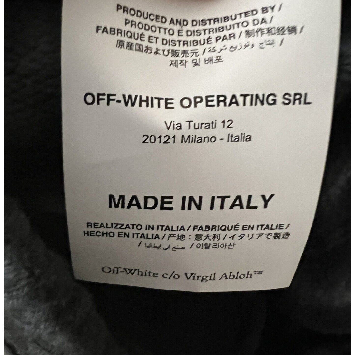 OFF WHITE x Virgil Abloh Warm Jogger Tie Dye Slim Sweatpants