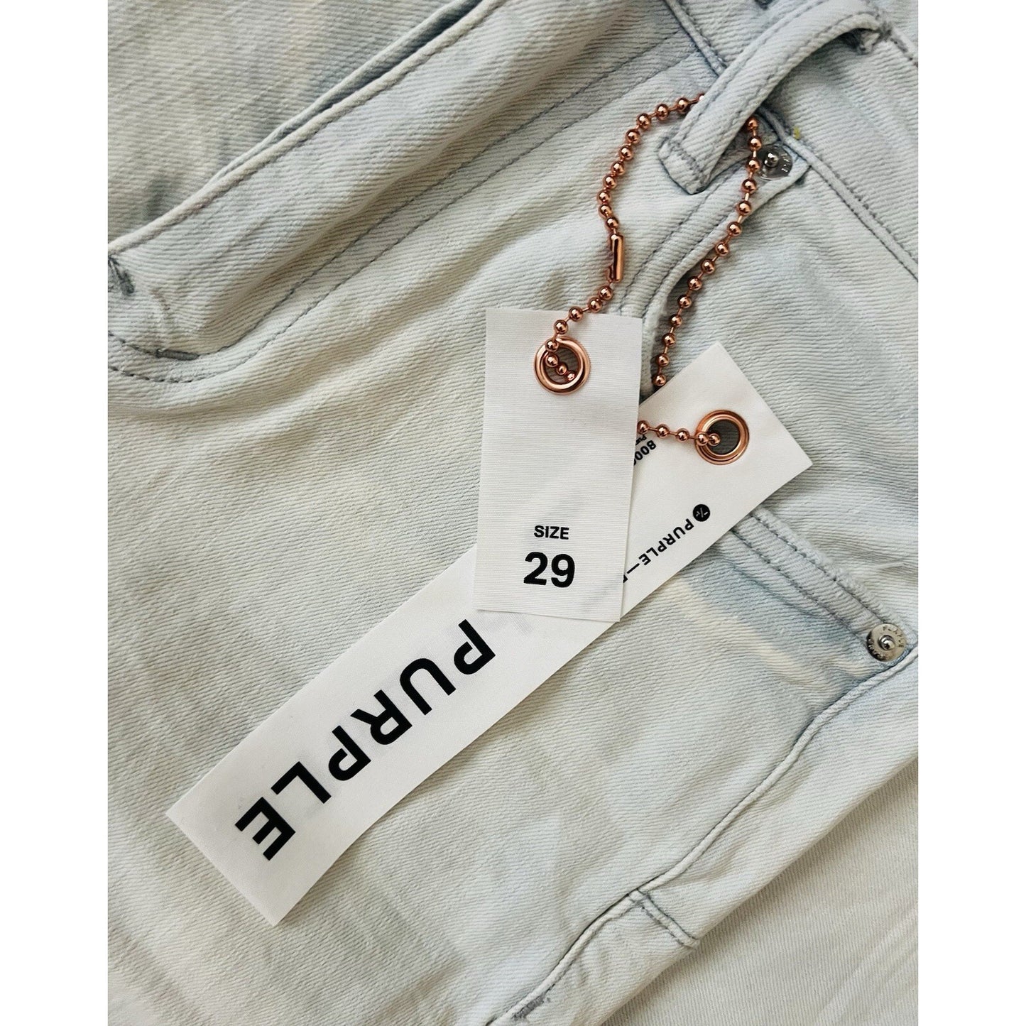 Purple Brand Jeans Slim Straight Super Faded Icy P005