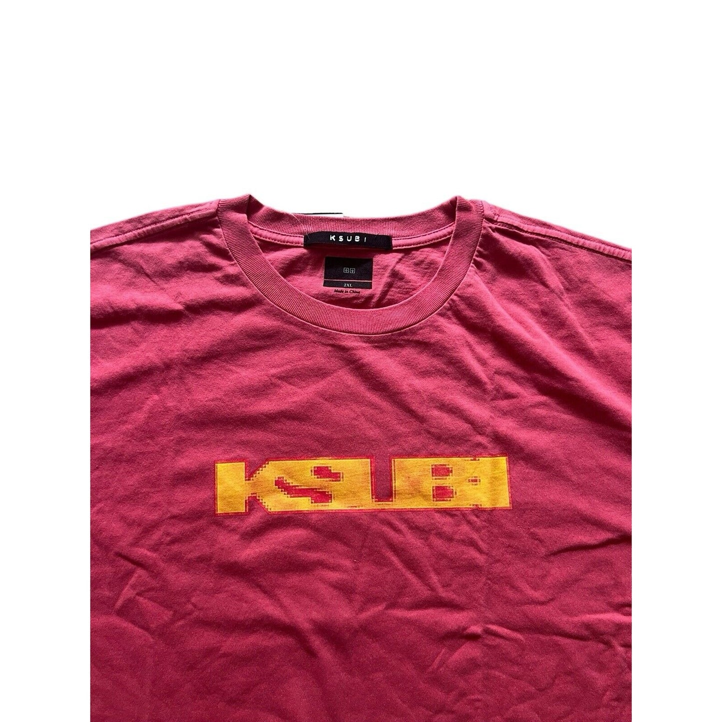 Ksubi Oversized Pixel Sign Biggie T-Shirt