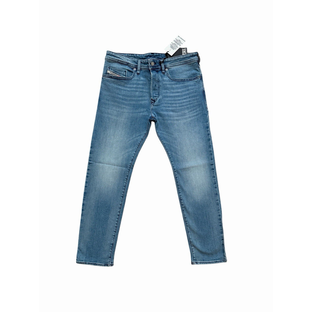 Diesel Buster RE022 Tapered Fit Jeans - Blue Wash