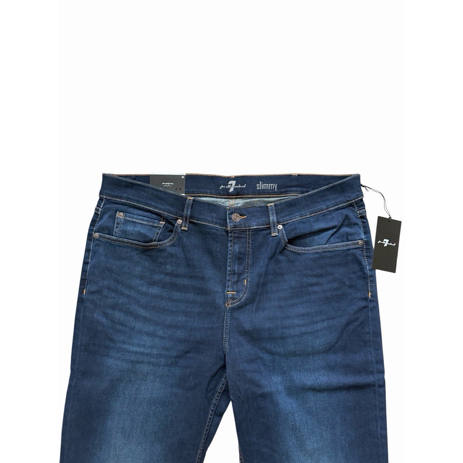 7 For All Man Kind Slimmy Slim Straight Leg Jeans