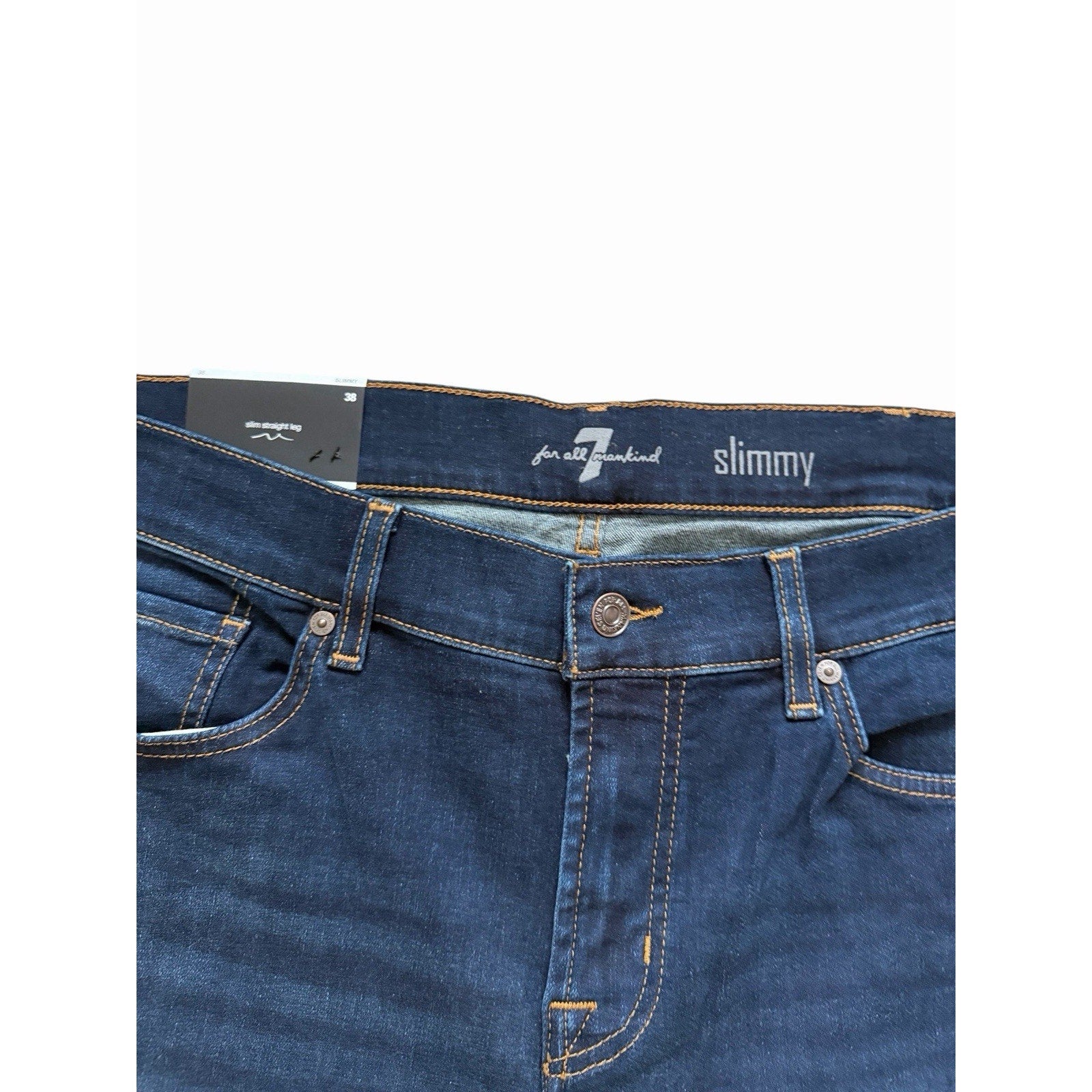 7 For All Man Kind Slimmy Slim Straight Leg Jeans