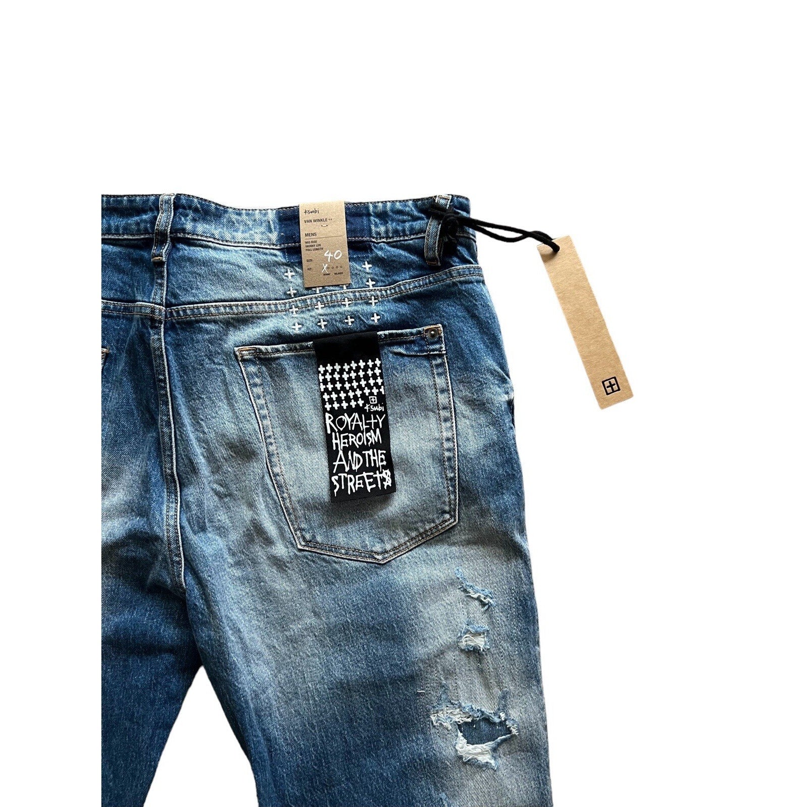 Ksubi Jeans TekTonik Van Winkle Skinny Leg Blue