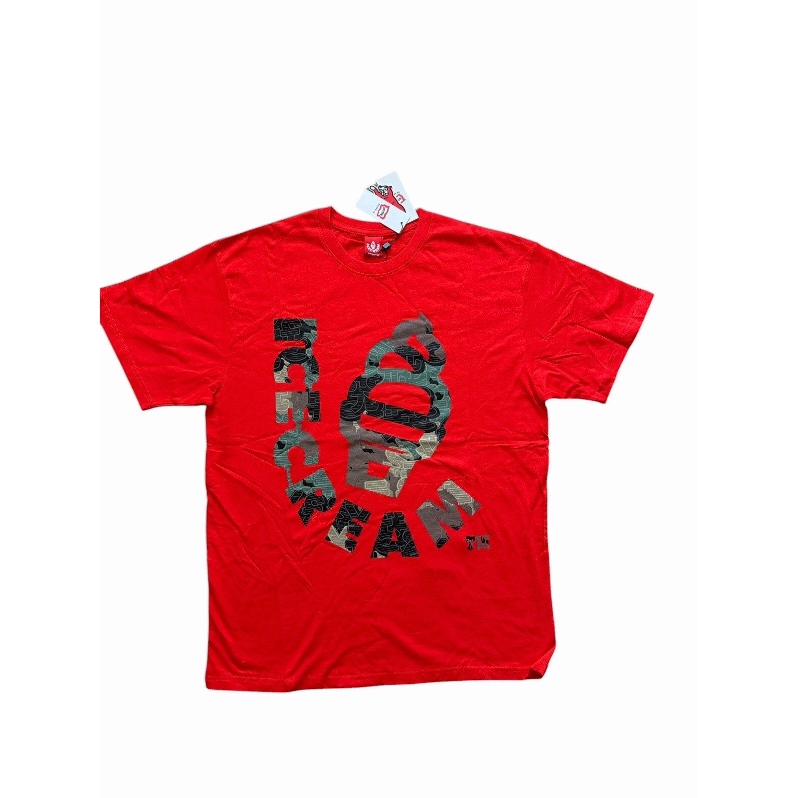 ICECREAM Cover Tee T-Shirt Fiery Red
