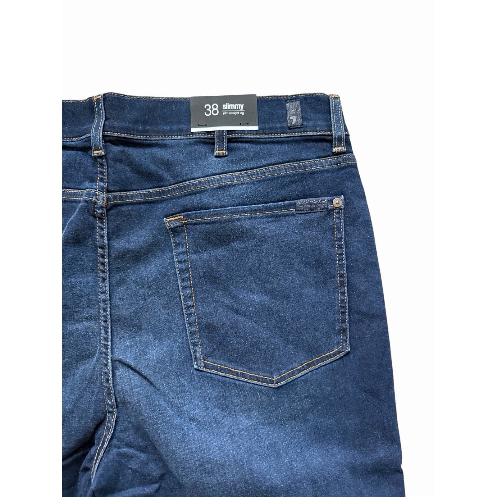 7 For All Man Kind Slimmy Slim Straight Leg Jeans
