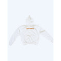 Off White c\o Virgil Abloh Orange Metal Over Hood Arrow Hoodie White