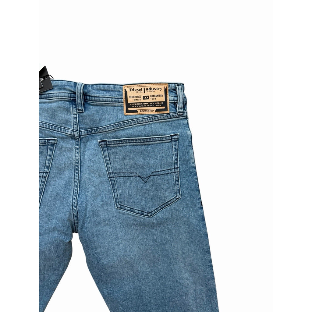 Diesel Buster RE022 Tapered Fit Jeans - Blue Wash