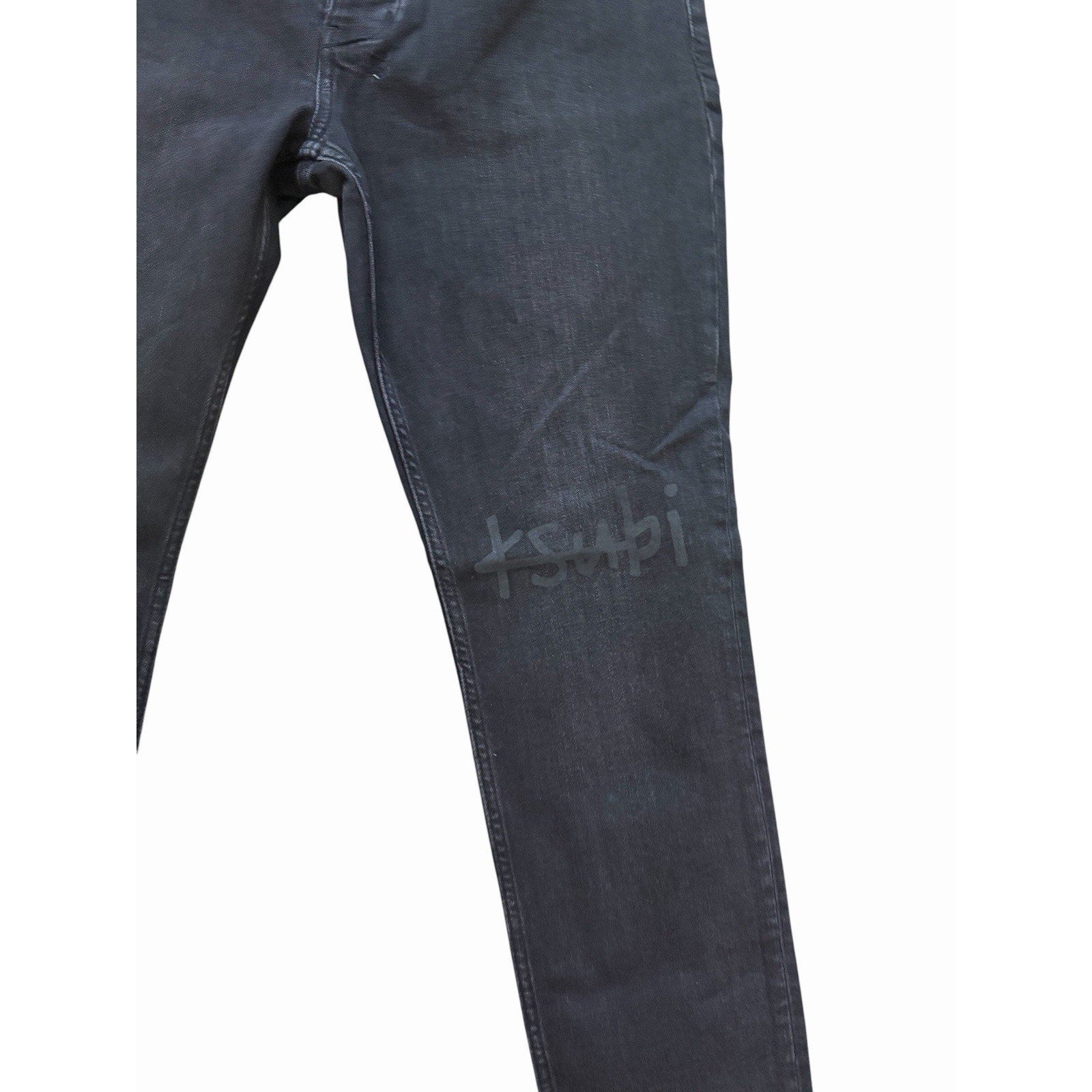Ksubi Jeans Van Winkle Lock Up Skinny Leg Black