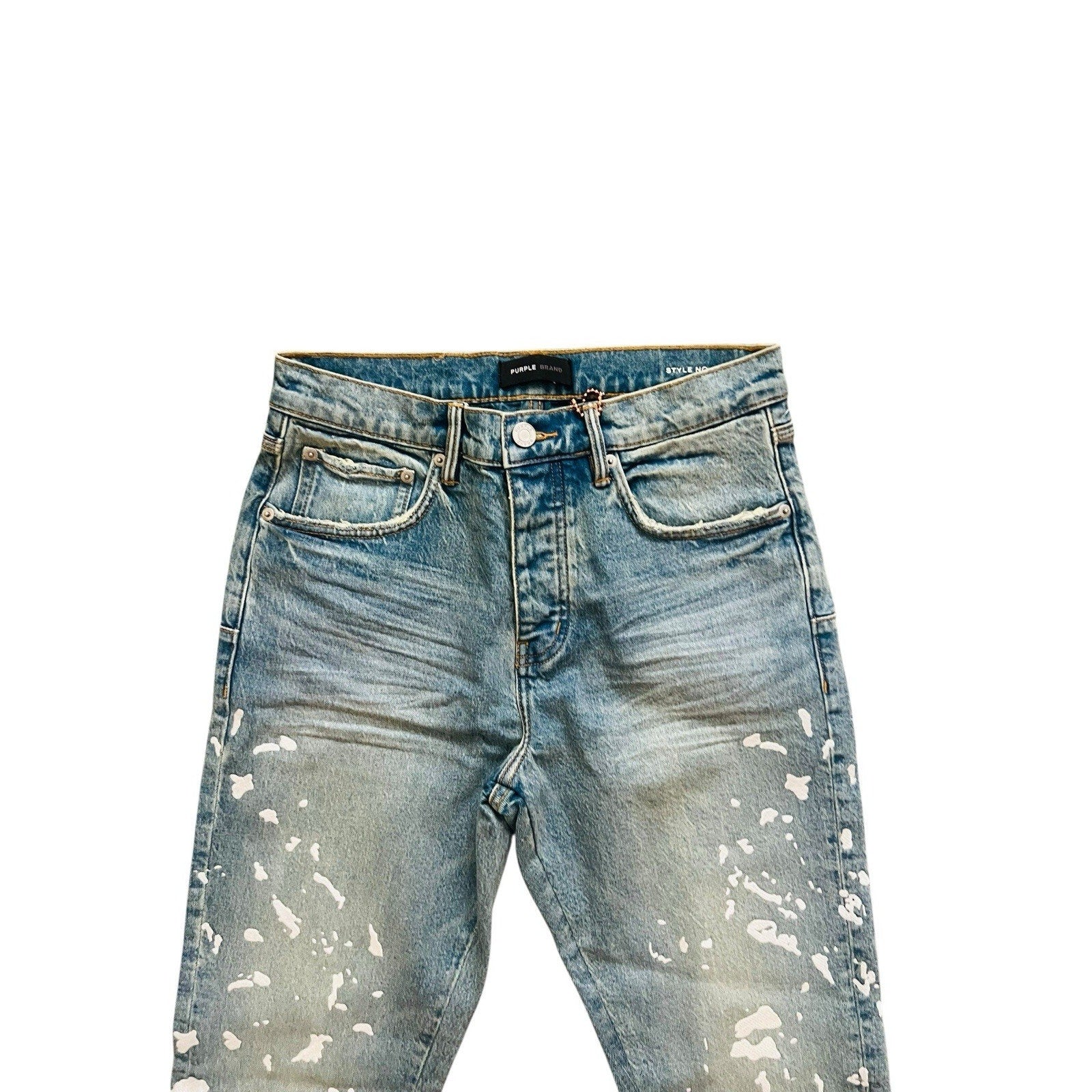 Purple Brand P005 Manganese Paint Slim Straight Jeans
