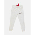 Hugo Boss Dramtol Drawstring Waist Cotton Blend Joggers White