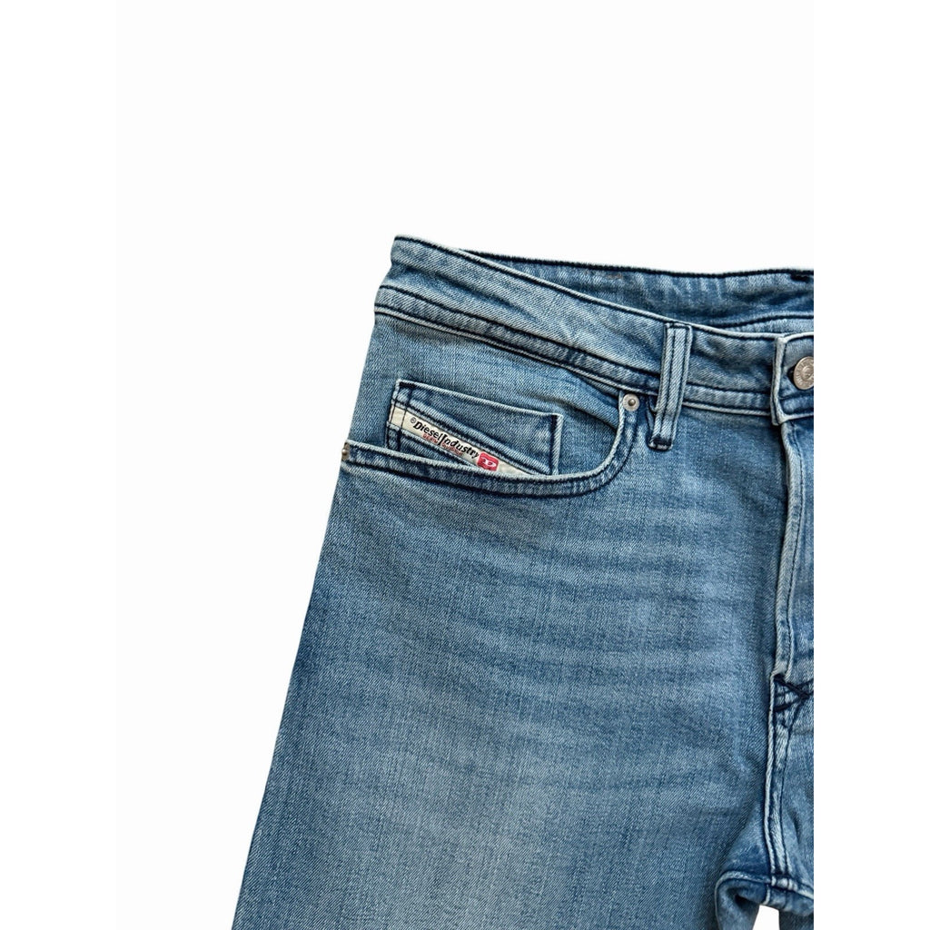 Diesel Buster RE022 Tapered Fit Jeans - Blue Wash