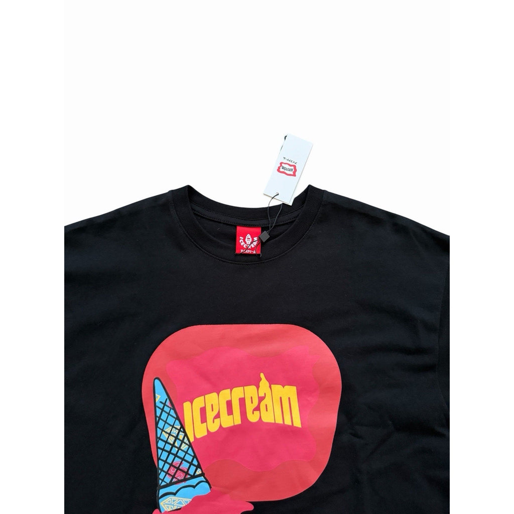 ICECREAM x Billionaire Boys Club BBC Mens Cone Classic Tee T-Shirt Black Size M