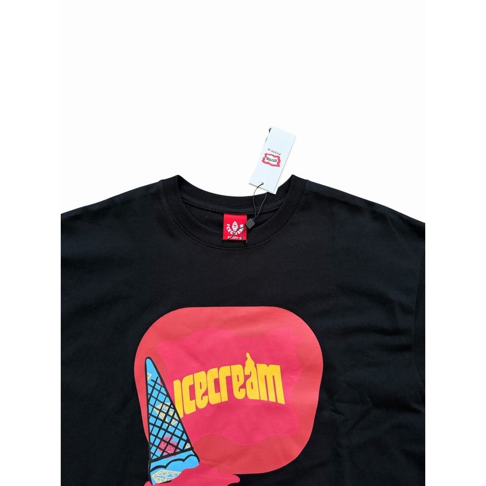ICECREAM x Billionaire Boys Club BBC Mens Cone Classic Tee T-Shirt Black Size M
