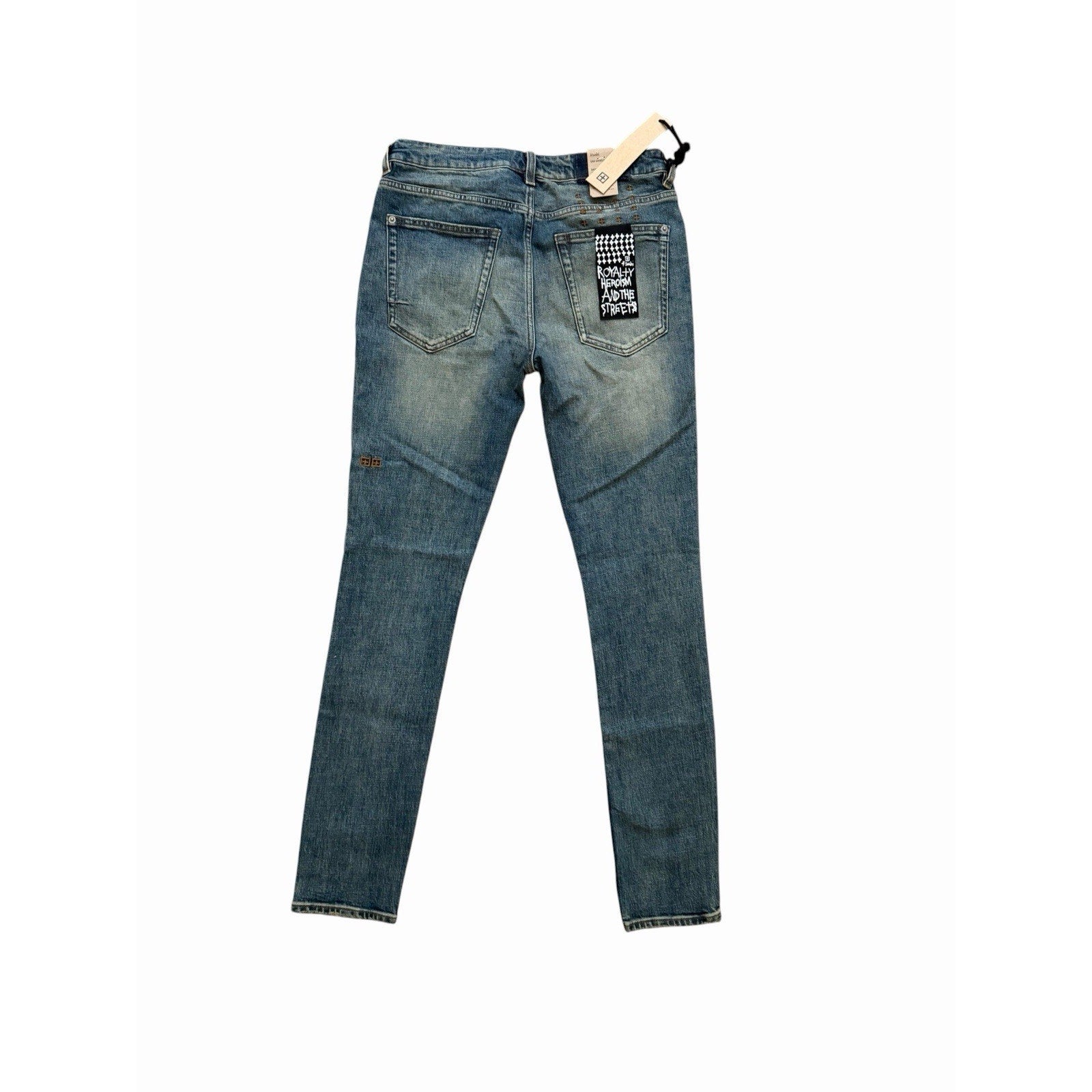 Ksubi Van Winkle Re-Up Blue Skinny Jeans