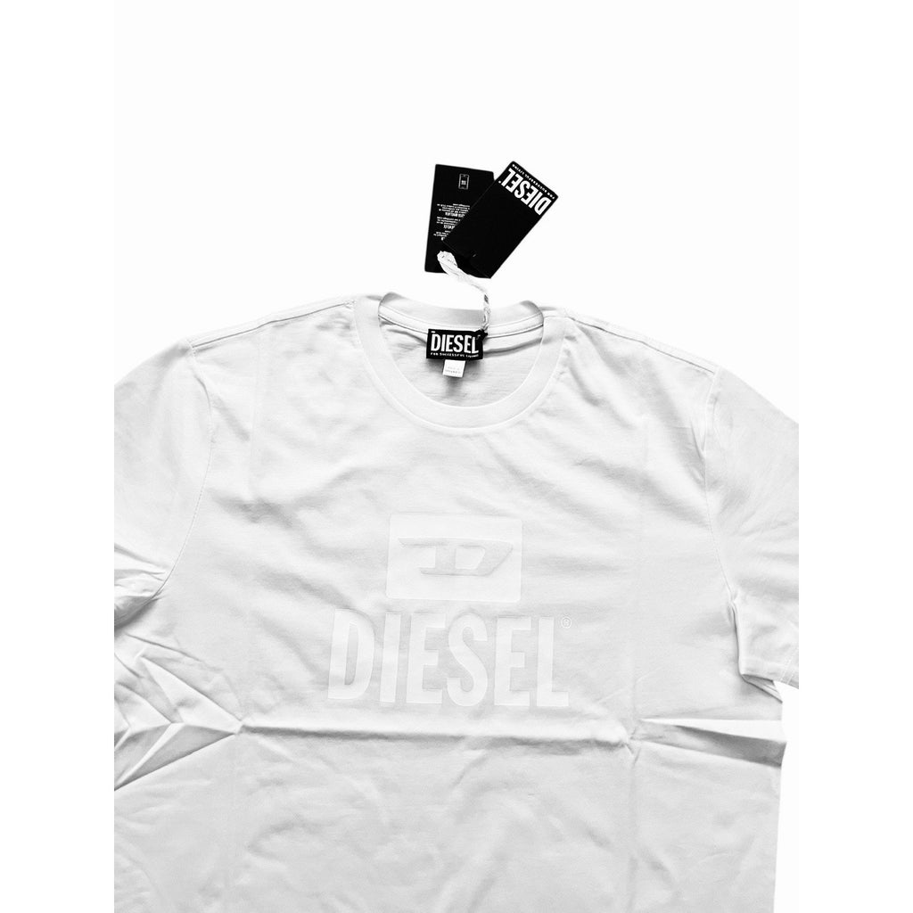 Diesel T-Diego Tone Logo White T-Shirt