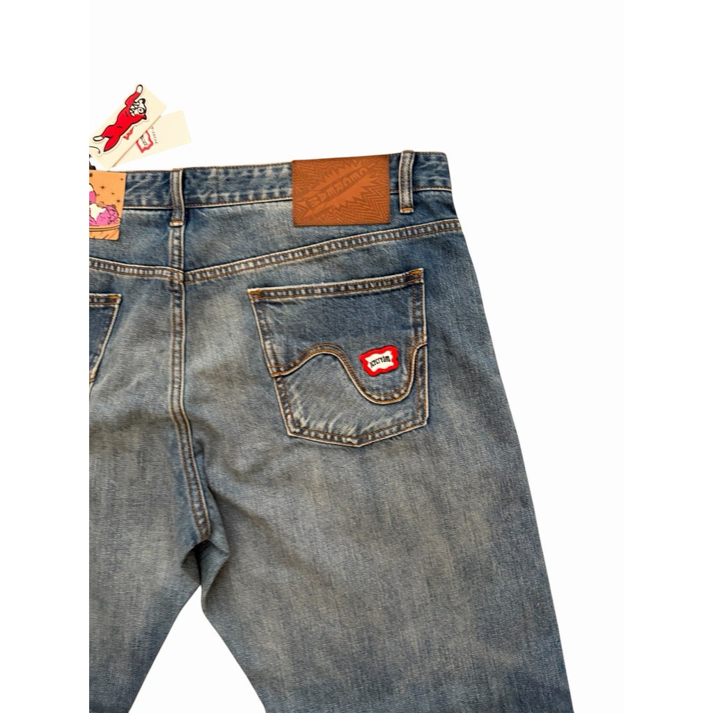 ICECREAM x Billionaire Boys Club Fade Slim Jeans - Blue