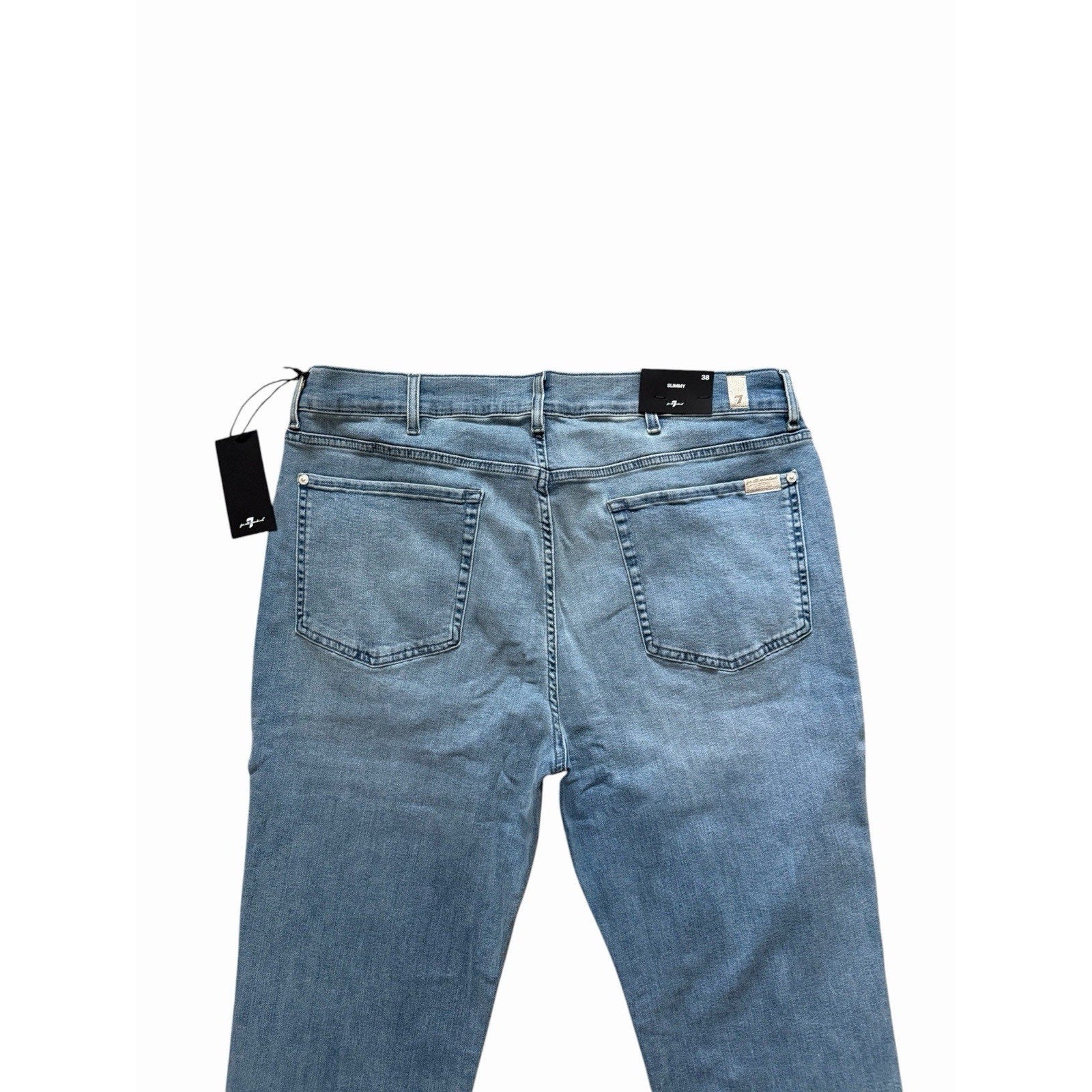7 For All Mankind Slimmy Clean Pocket Slim Jeans - Blue