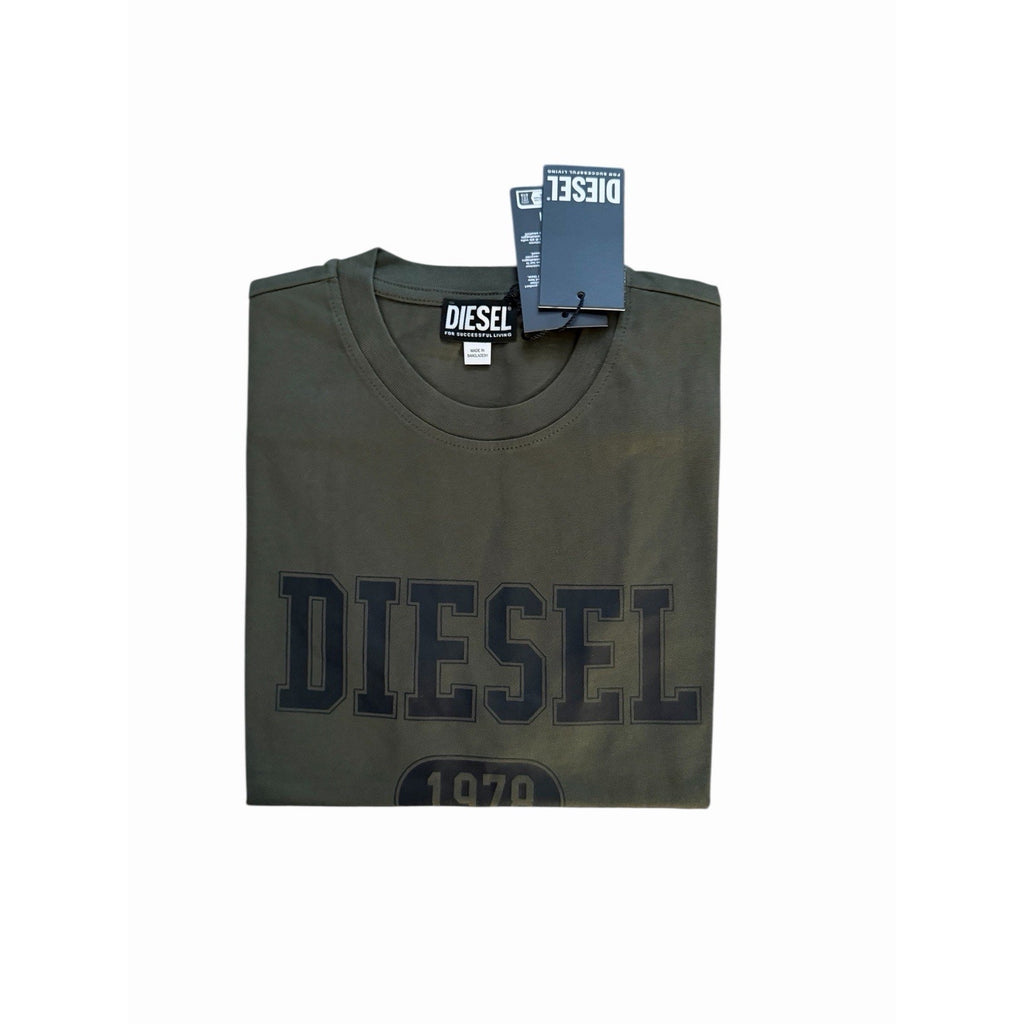 Diesel T-Diegor Maglietta T-Shirt Army Green $70 Size M