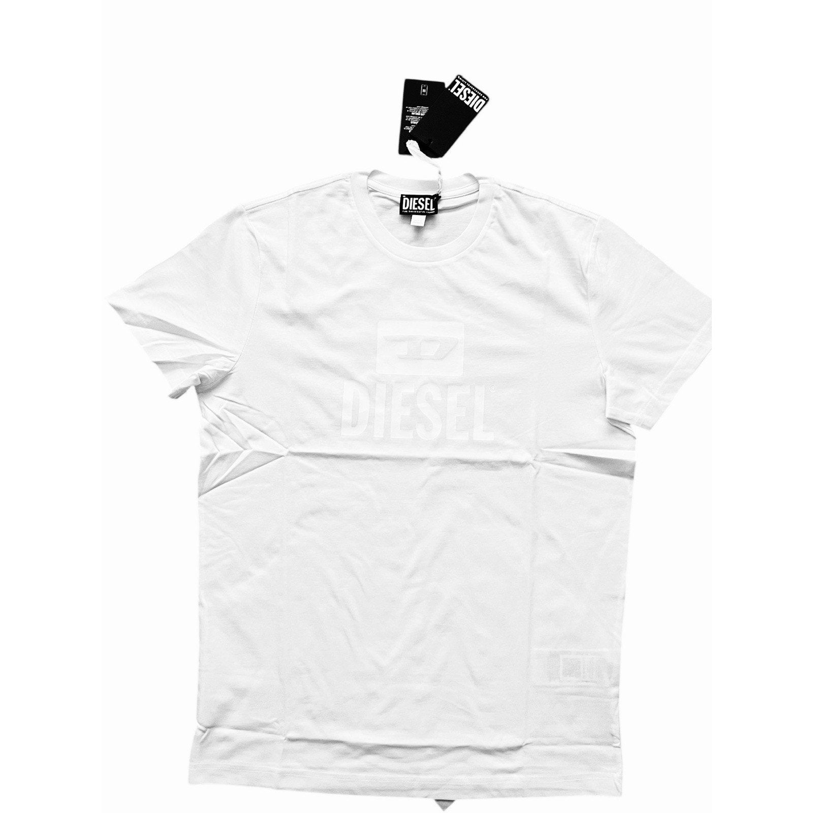 Diesel T-Diego Tone Logo White T-Shirt