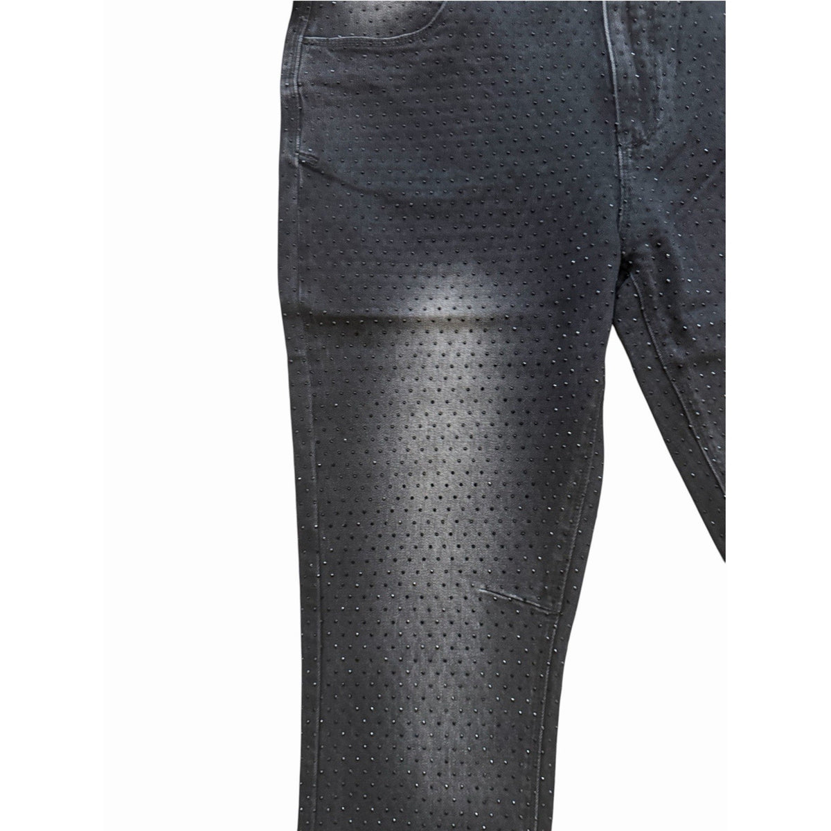 RtA Mens Bryant Crystal Embellished Skinny Jeans $280 Size 36x32 (36x32)
