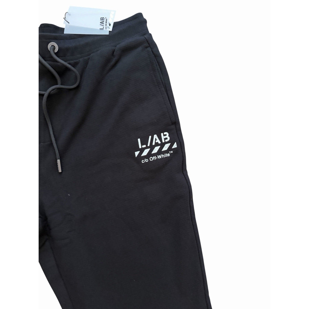 L/AB C/O OFF- WHITE Diagonal Stripe Logo French