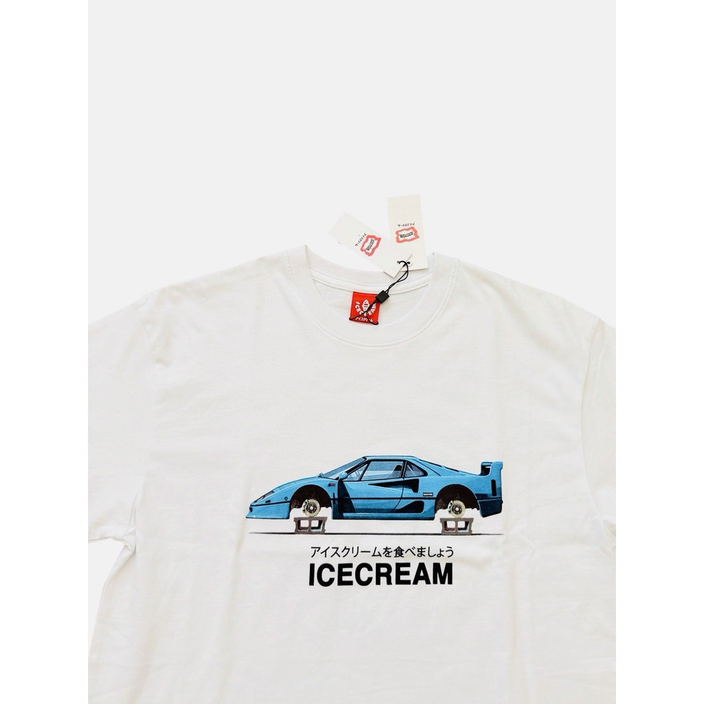 ICECREAM x Billionaire Boys Club BBC Mens On Ice Tee T-Shirt White Size S