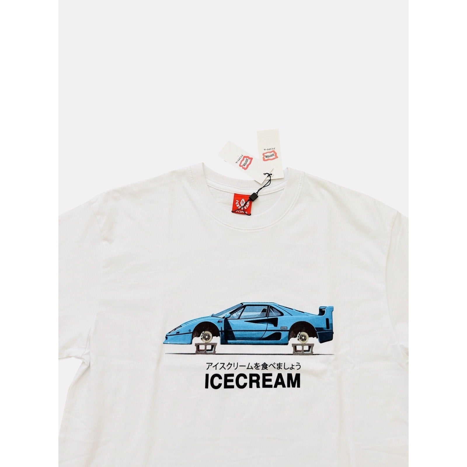 ICECREAM x Billionaire Boys Club BBC Mens On Ice Tee T-Shirt White Size S