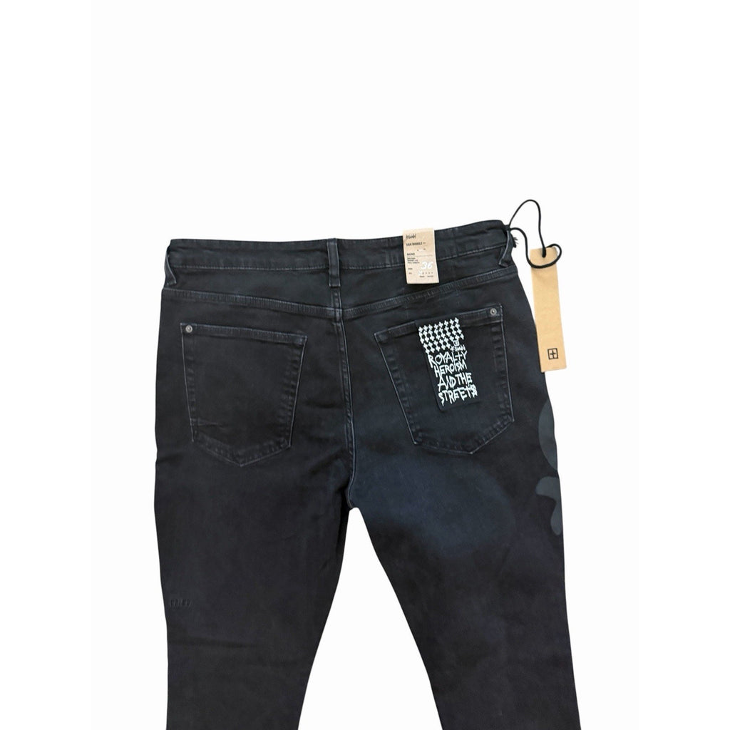 Ksubi Jeans Van Winkle Lock Up Skinny Leg Black