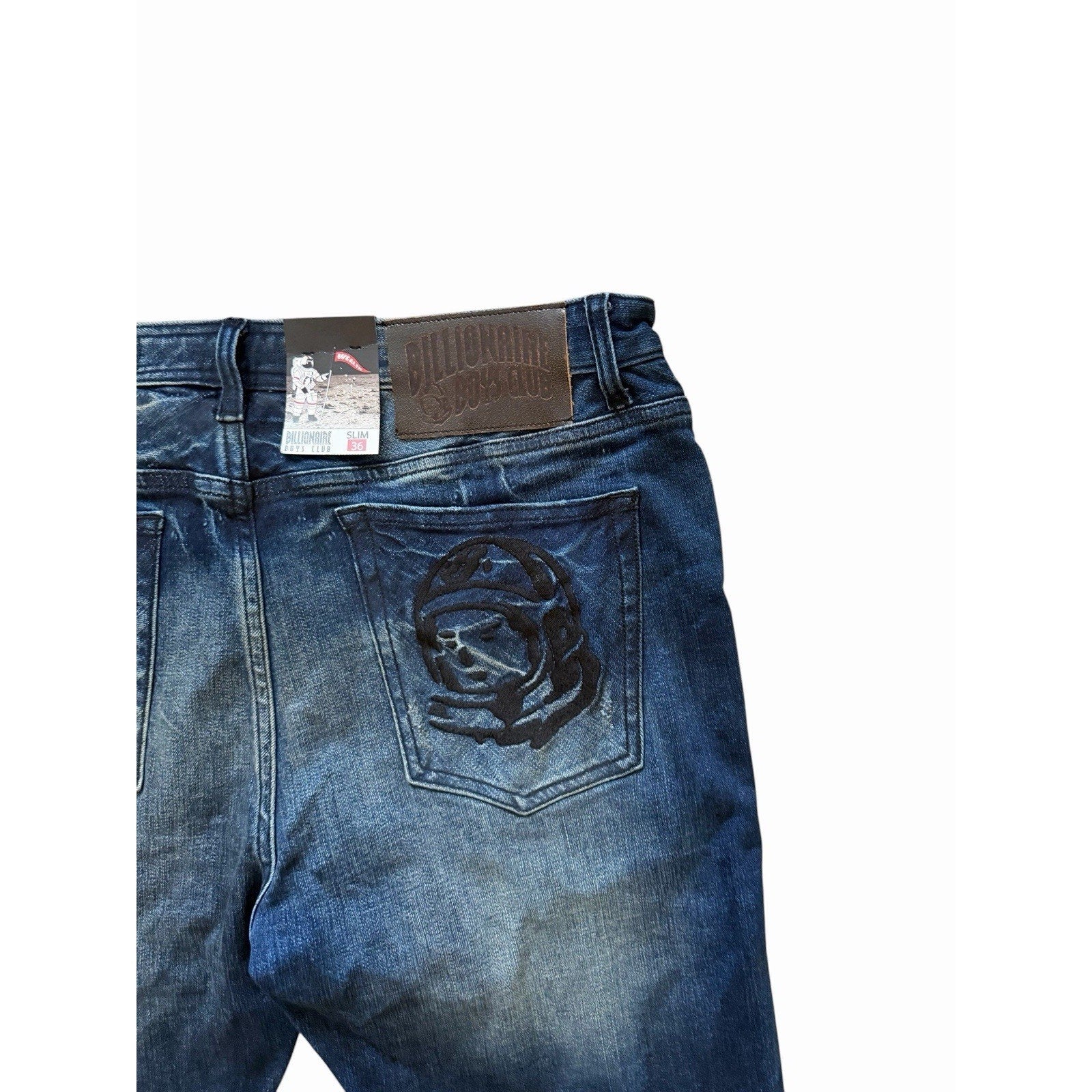 Billionaire Boys Club Slim Darkside Mens Jeans Blue
