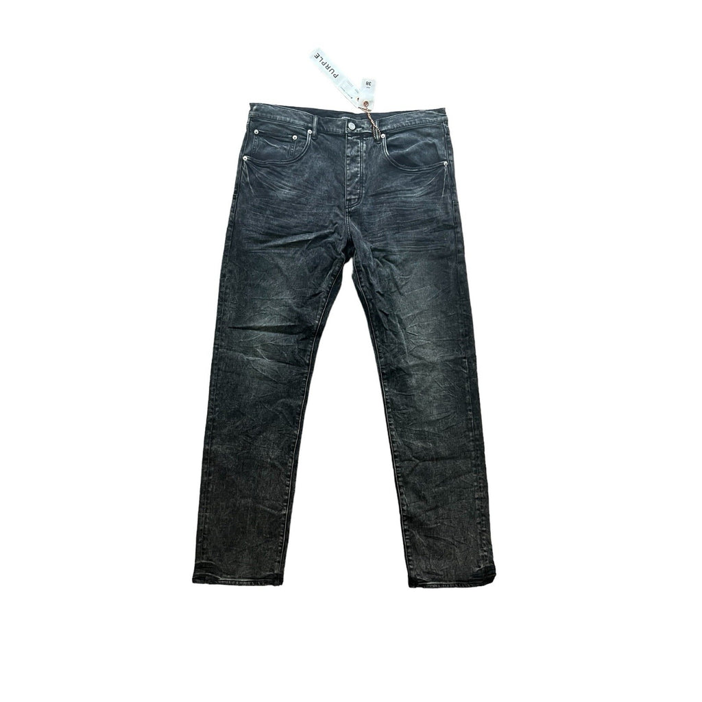 Purple Brand Jeans Men Slim Straight Black P005
