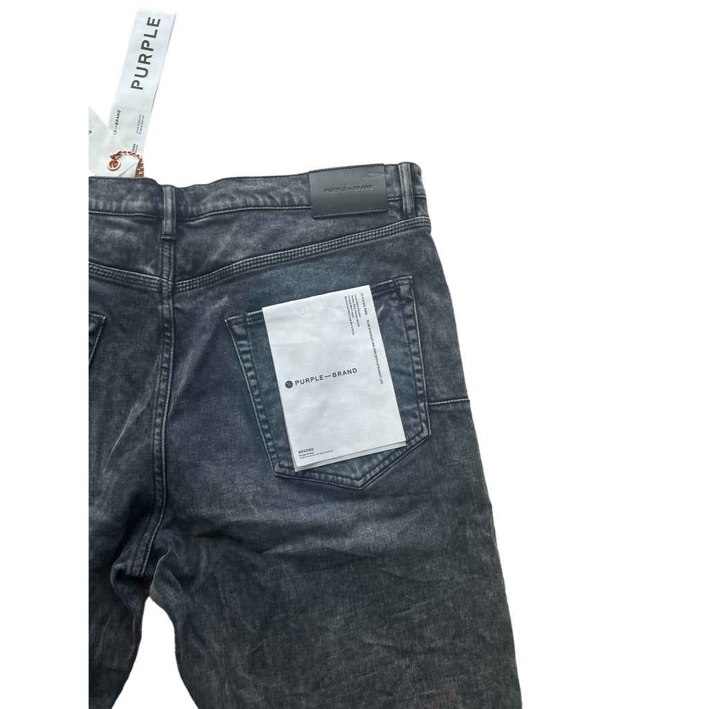 Purple Brand Jeans Men Slim Straight Black P005