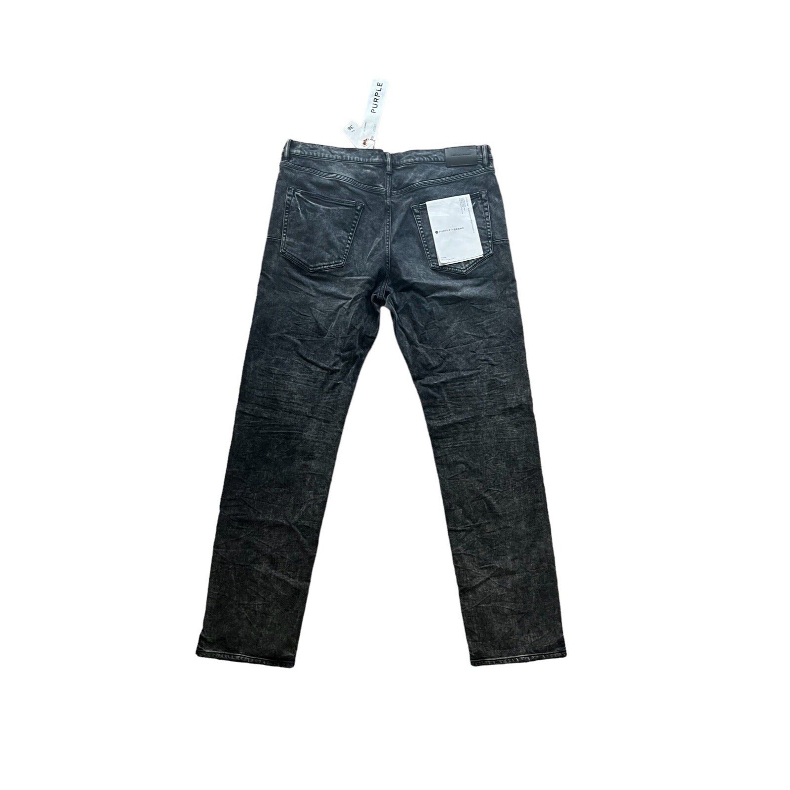 Purple Brand Jeans Men Slim Straight Black P005