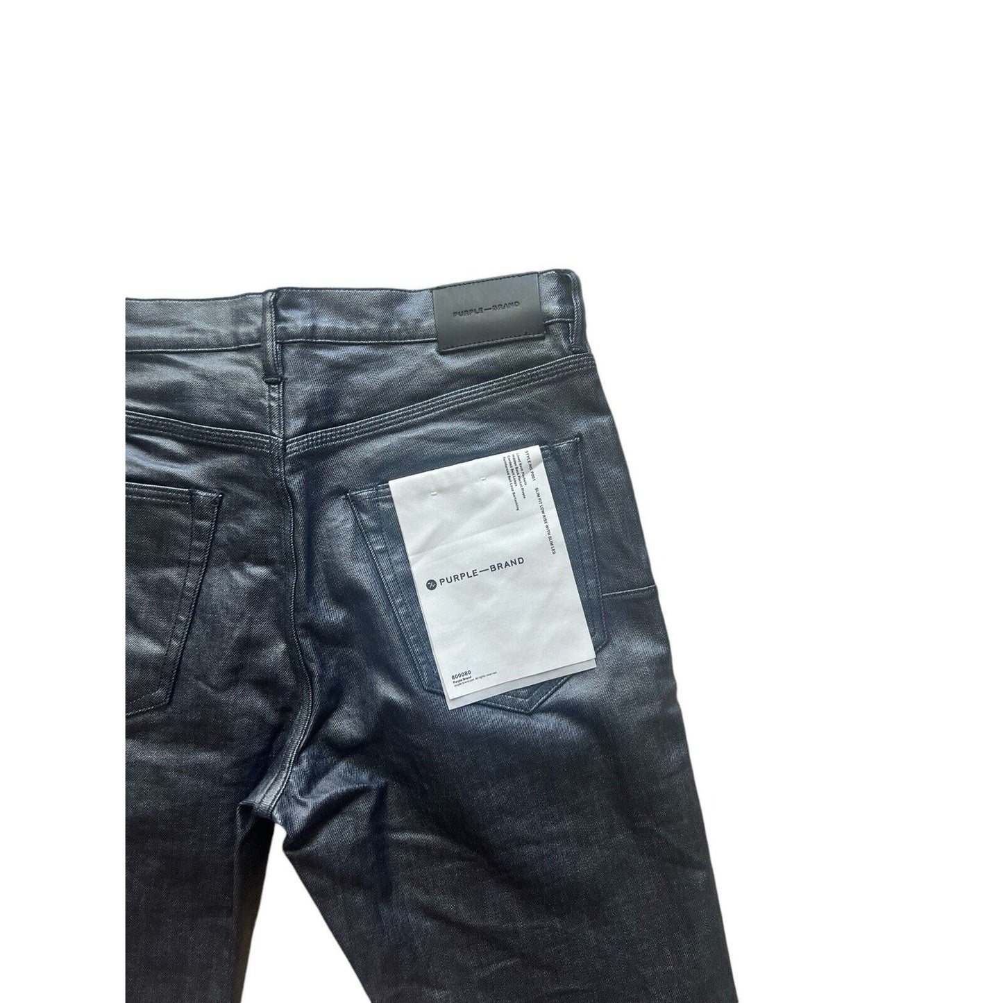 Purple Brand Jeans Coated Stretch Skinny Wax Slim Fit P001