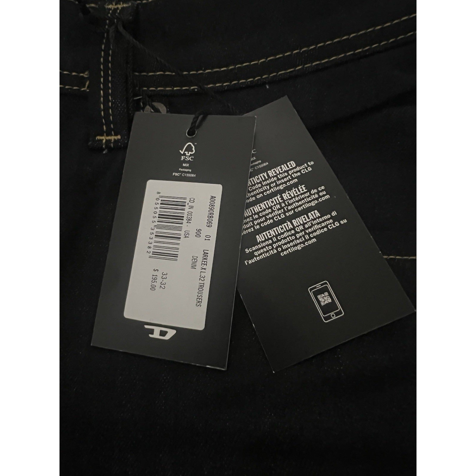 Diesel Jeans Larkee Straight RB069