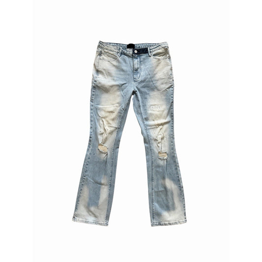 RtA Mens Strikethrough Jeans Slim Bootcut
