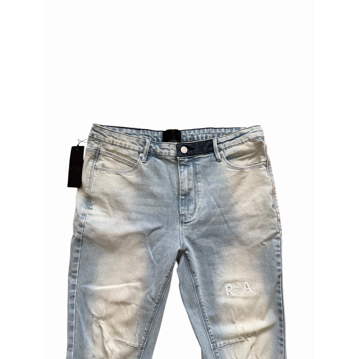 RtA Mens Strikethrough Jeans Slim Bootcut