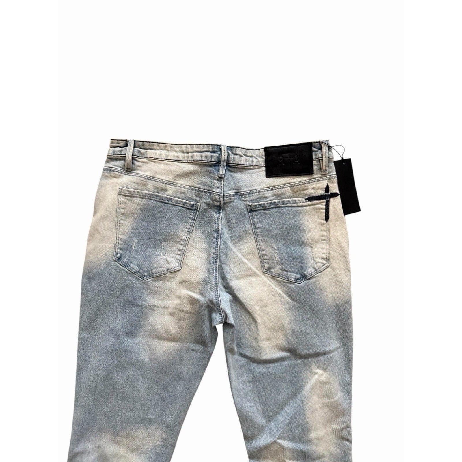RtA Mens Strikethrough Jeans Slim Bootcut