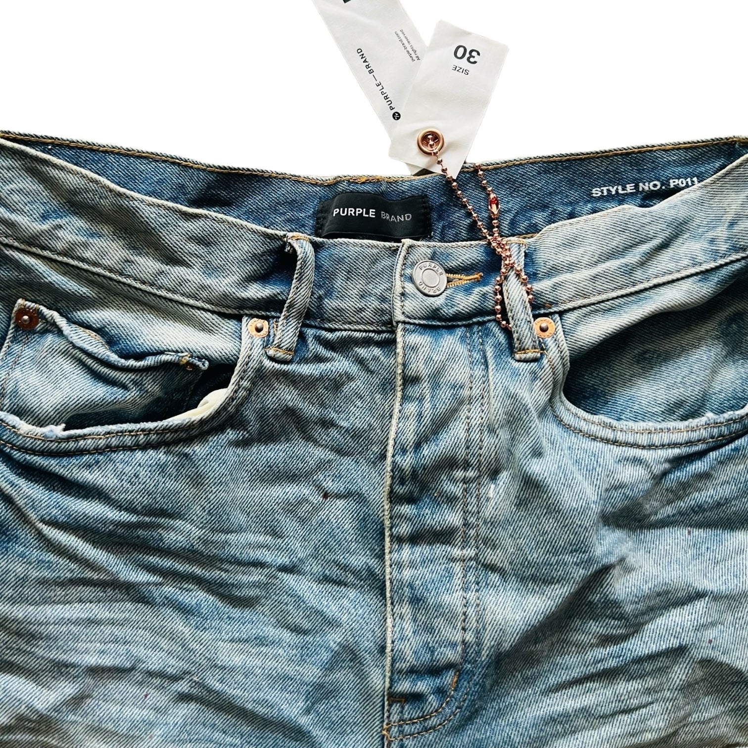 Purple Brand Jeans Mens Mid Rise With Straight Leg P011