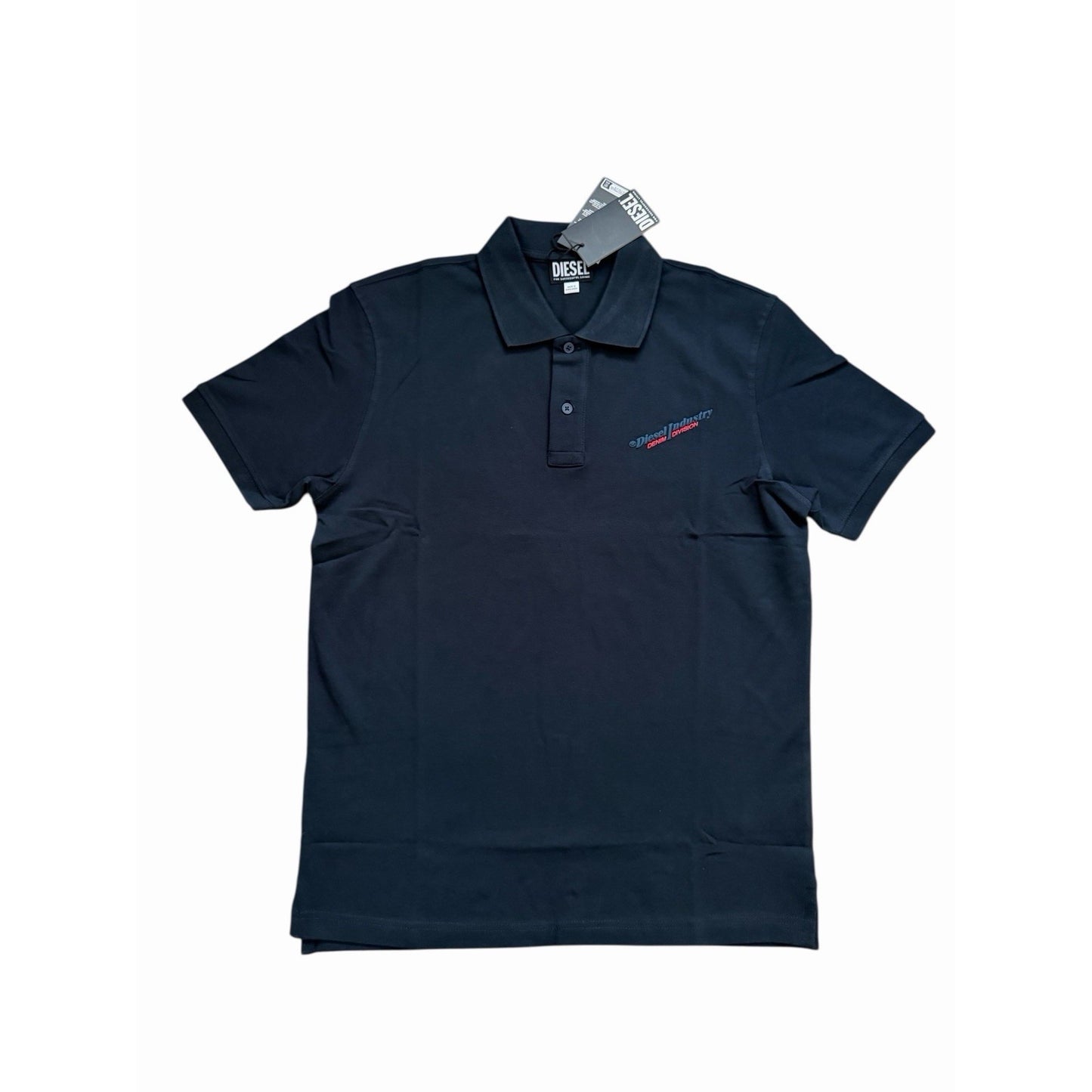 Diesel Mens T-Smith Industry Polo Shirt Midnight Blue