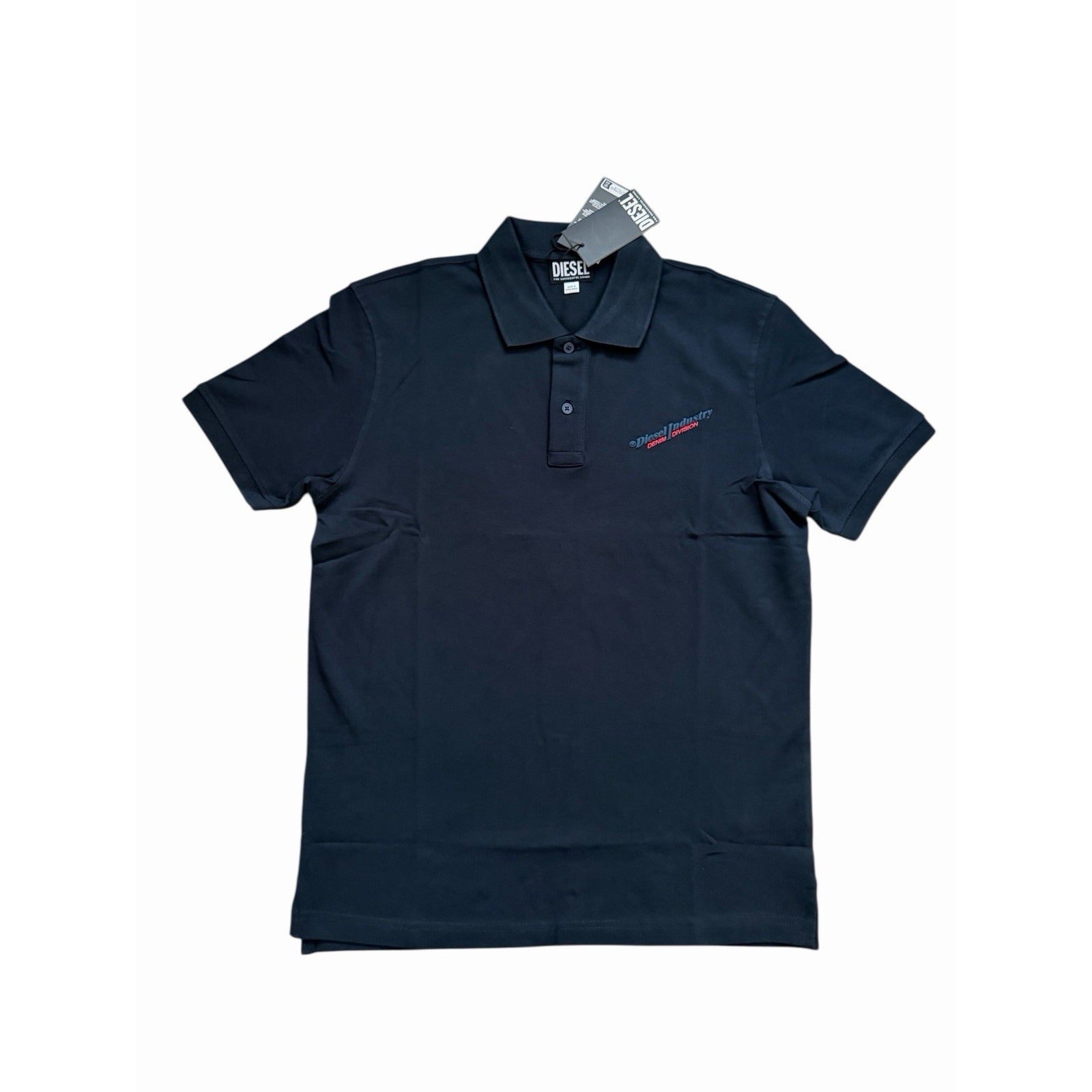 Diesel Mens T-Smith Industry Polo Shirt Midnight Blue