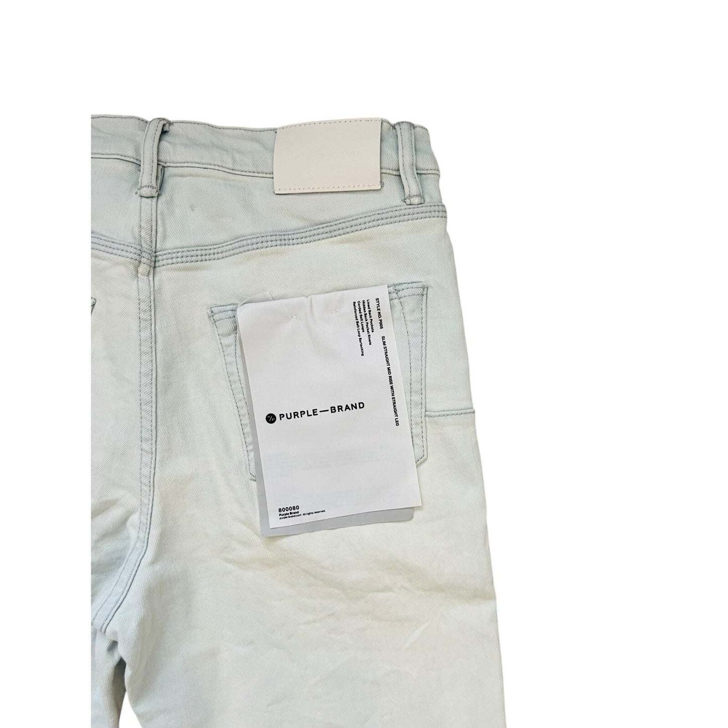 Purple Brand Jeans Slim Straight Super Faded Icy P005