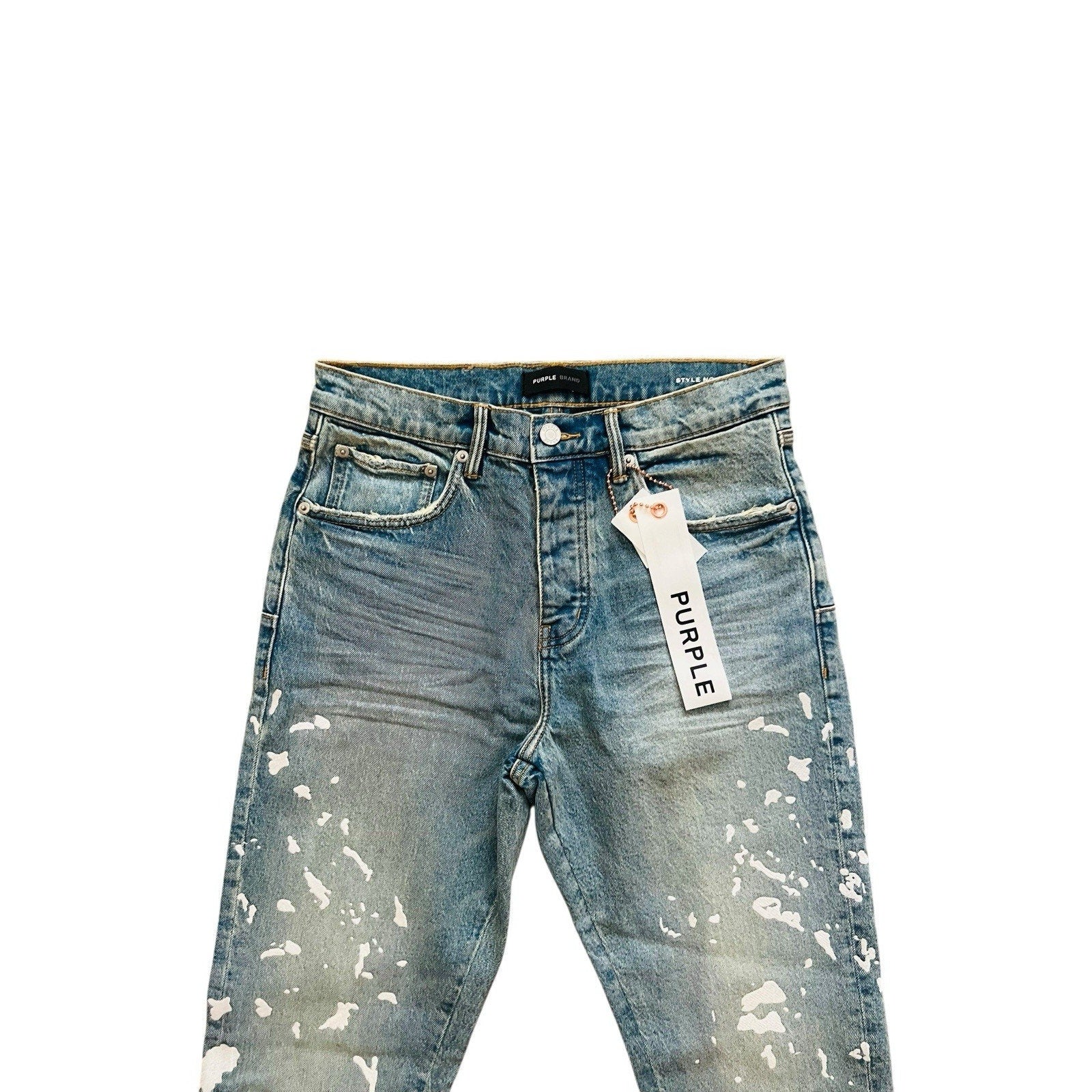 Purple Brand P005 Manganese Paint Slim Straight Jeans