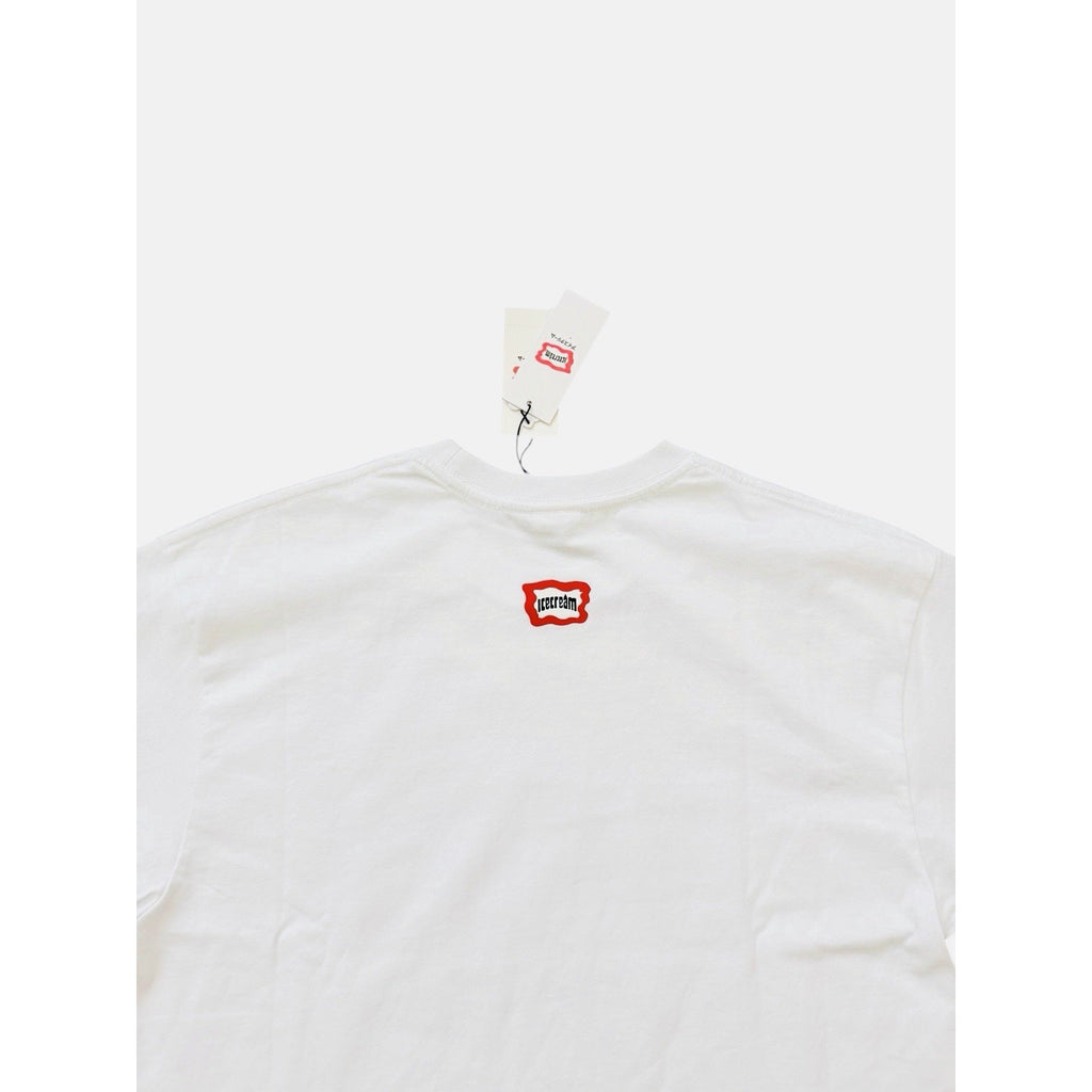 ICECREAM x Billionaire Boys Club BBC Mens On Ice Tee T-Shirt White Size S