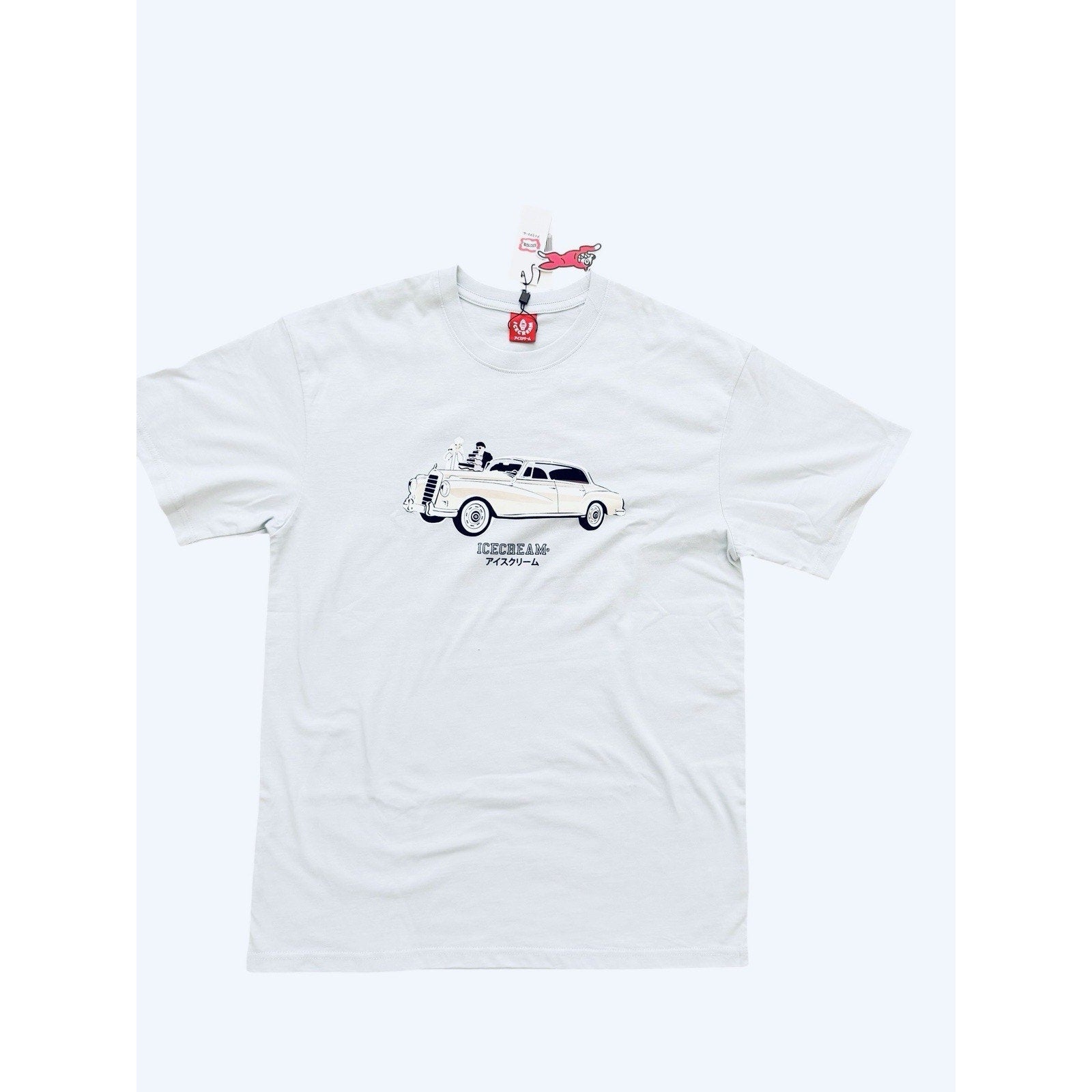 ICECREAM x Billionaire Boys Club BBC Mens Garçon T-Shirt Light Blue Size M