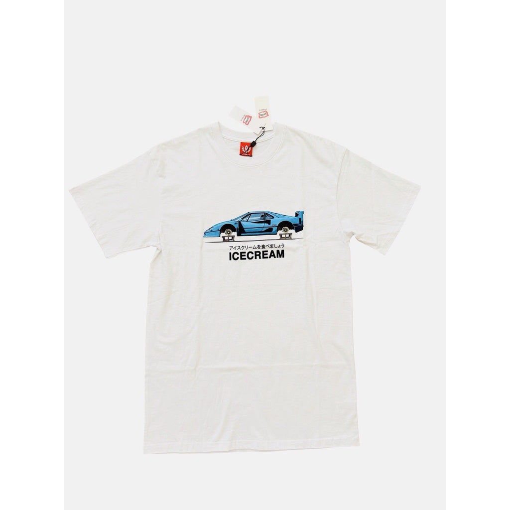 ICECREAM x Billionaire Boys Club BBC Mens On Ice Tee T-Shirt White Size S