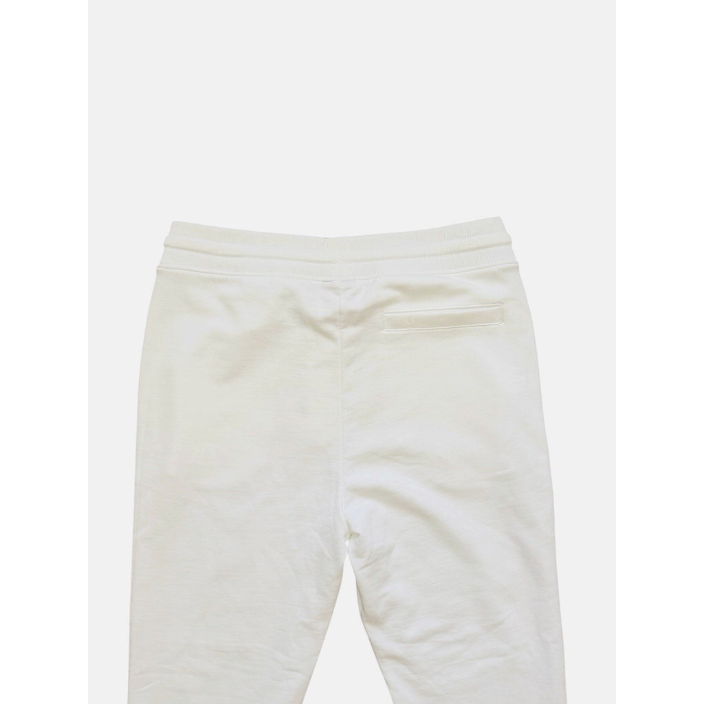 Hugo Boss Dramtol Drawstring Waist Cotton Blend Joggers White