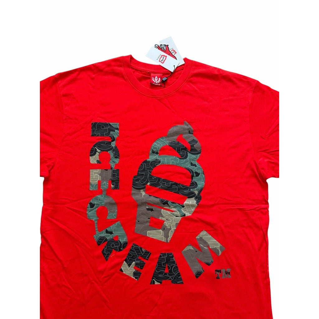 ICECREAM Cover Tee T-Shirt Fiery Red