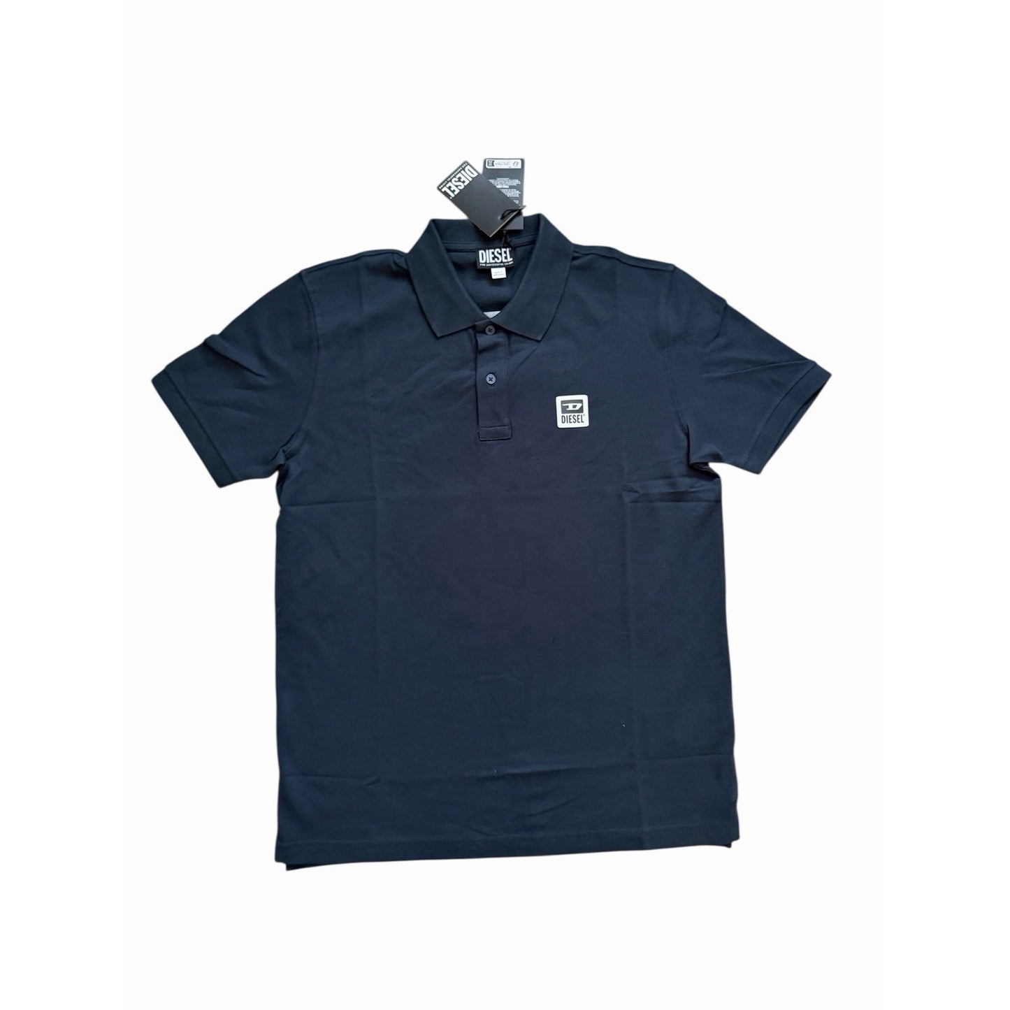 Diesel Mens T-Smith Polo Shirt Midnight Blue