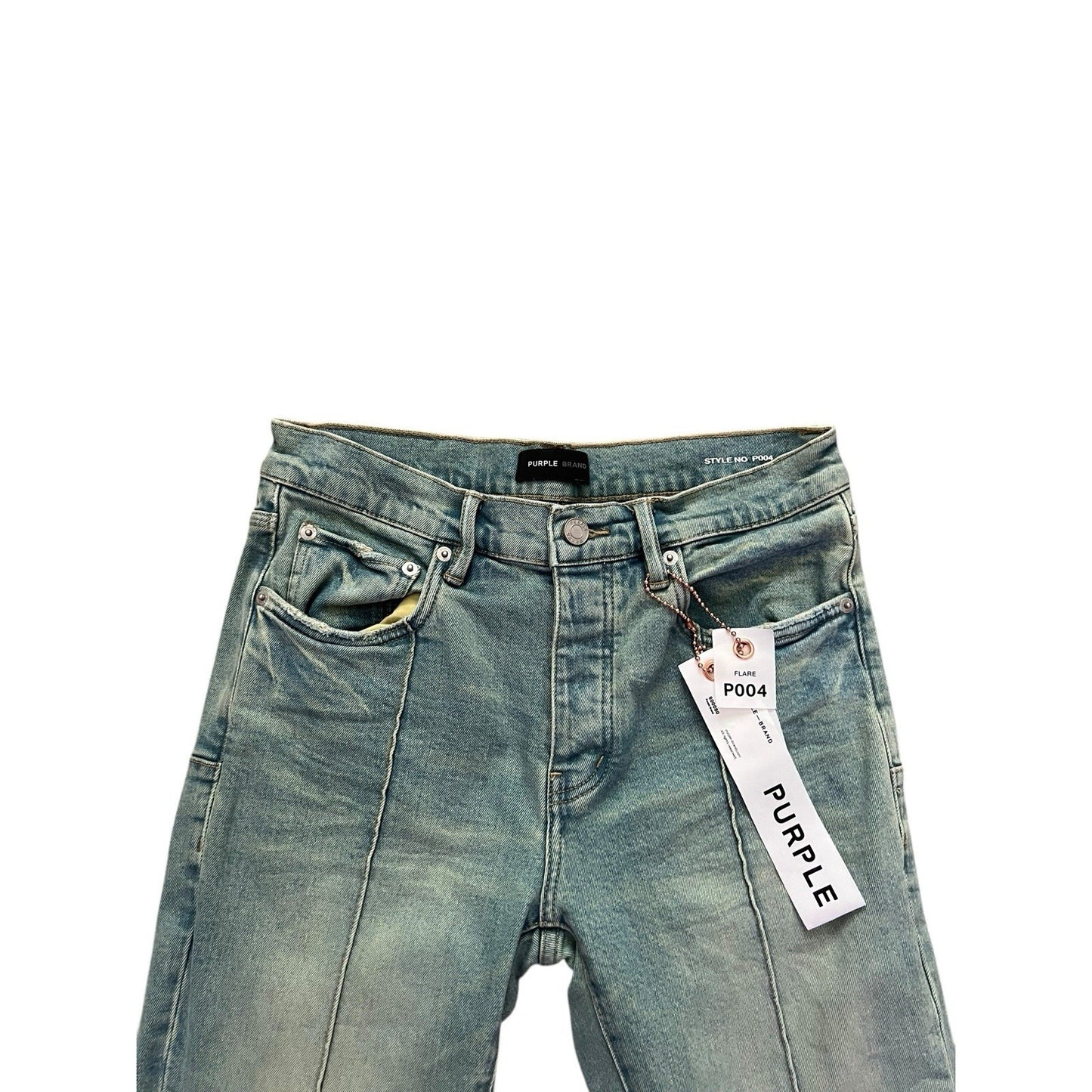 Purple Brand Jeans Slim Fit Low Rise With Flare P004