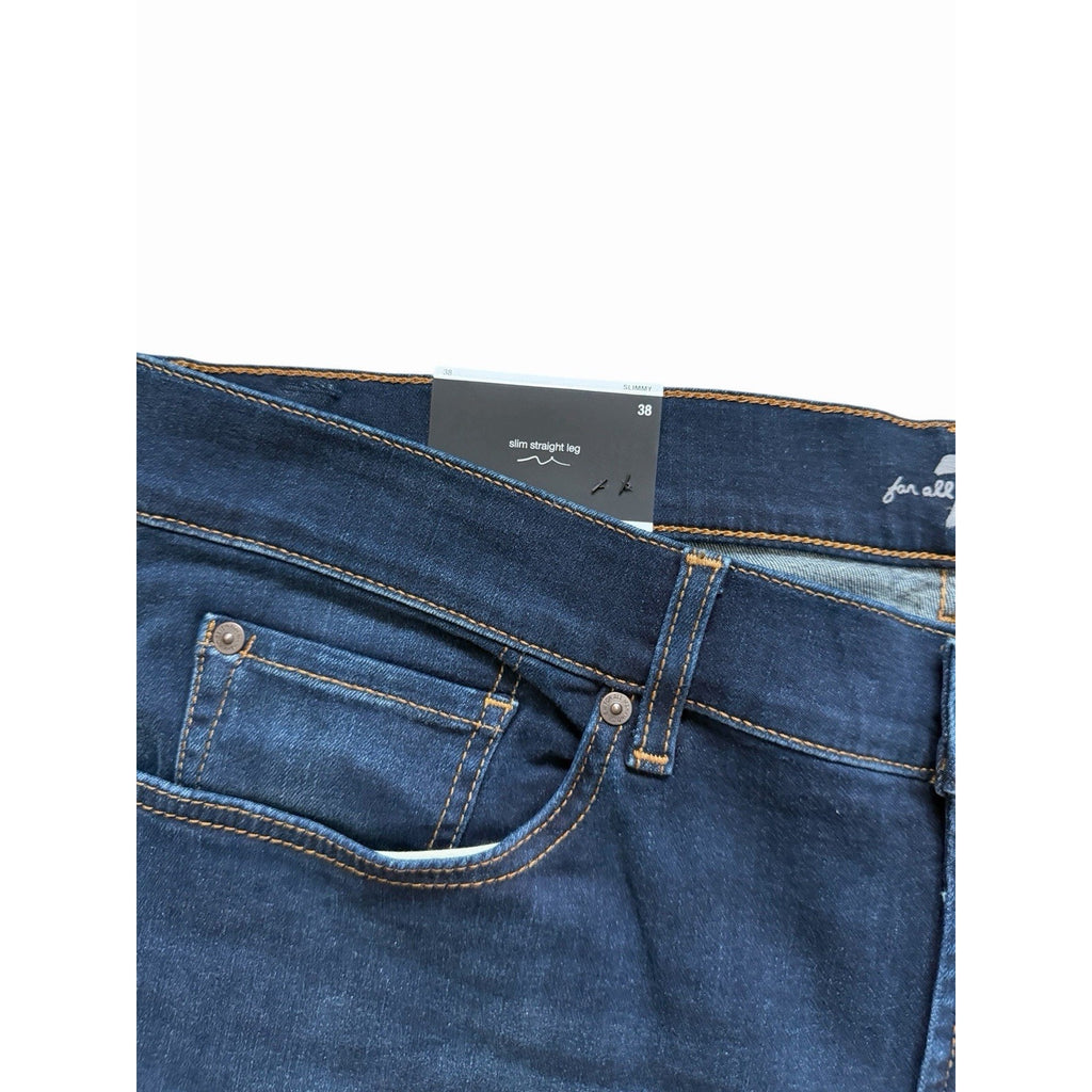 7 For All Man Kind Slimmy Slim Straight Leg Jeans